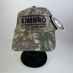 Realtree Kimbro Oil Company Port Authority Cap Hat Adult Adjustable Green Camo